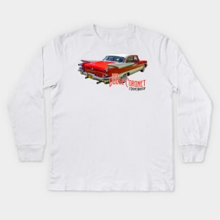 1959 Dodge Coronet 2 Door Hardtop Kids Long Sleeve T-Shirt